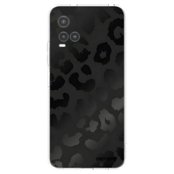 Picasee Vivo Y33s Hülle - Transparentes Silikon - Midnight Leopard