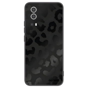 Picasee Vivo Y72 5G Hülle - Schwarzes Silikon - Midnight Leopard