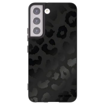 Picasee Samsung Galaxy S22 5G Hülle - Schwarzes Silikon - Midnight Leopard