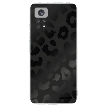 Picasee Xiaomi Redmi Note 11 Hülle - Transparentes Silikon - Midnight Leopard