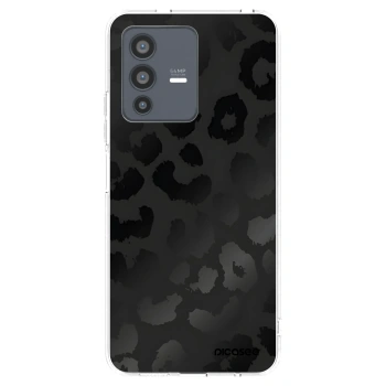 Picasee Vivo V23 5G Hülle - Transparentes Silikon - Midnight Leopard