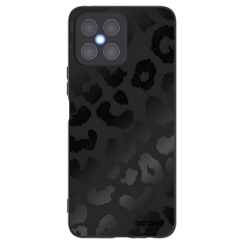 Picasee Honor X8 4G Hülle - Schwarzes Silikon - Midnight Leopard