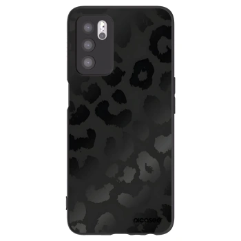 Picasee OPPO A16s Hülle - Schwarzes Silikon - Midnight Leopard