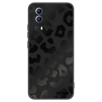 Picasee Vivo Y52 5G Hülle - Schwarzes Silikon - Midnight Leopard