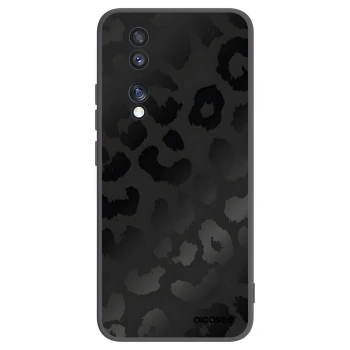 Picasee Honor 70 Hülle - Schwarzes Silikon - Midnight Leopard