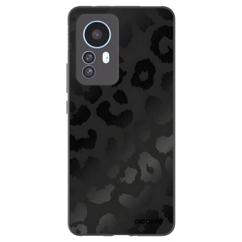 Picasee Xiaomi 12T Hülle - Schwarzes Silikon - Midnight Leopard
