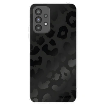 Picasee Samsung Galaxy A73 5G Hülle - Transparentes Silikon - Midnight Leopard