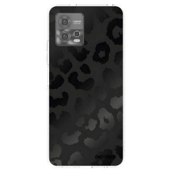 Picasee Motorola Moto G72 Hülle - Transparentes Silikon - Midnight Leopard