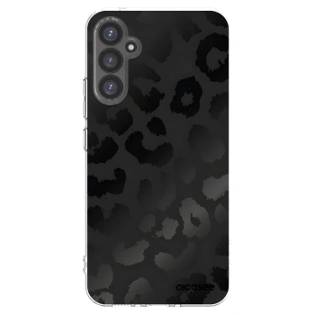 Picasee Samsung Galaxy A34 5G A346B Hülle - Transparentes Silikon - Midnight Leopard
