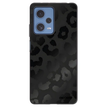 Picasee Xiaomi Redmi Note 12 Pro 5G Hülle - Schwarzes Silikon - Midnight Leopard