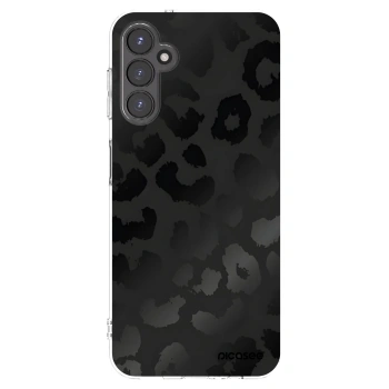 Picasee Samsung Galaxy A14 5G A146P Hülle - Transparentes Silikon - Midnight Leopard