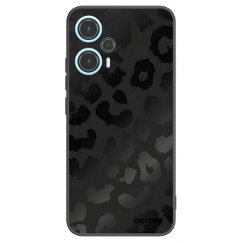 Picasee Xiaomi Poco F5 Hülle - Schwarzes Silikon - Midnight Leopard
