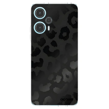 Picasee Xiaomi Poco F5 Hülle - Transparentes Silikon - Midnight Leopard