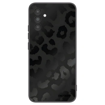 Picasee Samsung Galaxy A04s A047F Hülle - Schwarzes Silikon - Midnight Leopard