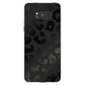 Picasee Samsung Galaxy S8 G950F Hülle - Transparentes Silikon - Midnight Leopard