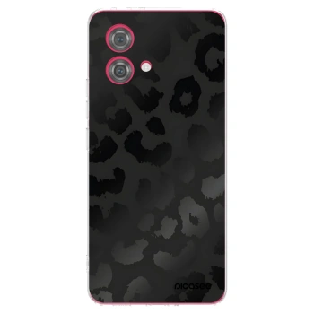 Picasee Motorola Moto G84 5G Hülle - Transparentes Silikon - Midnight Leopard