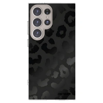Picasee Samsung Galaxy S24 Ultra S928B 5G Hülle - Transparentes Silikon - Midnight Leopard