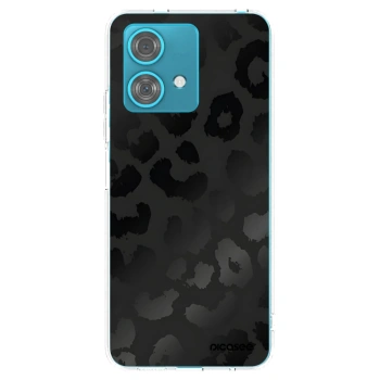 Picasee Motorola Edge 40 Neo Hülle - Transparentes Silikon - Midnight Leopard