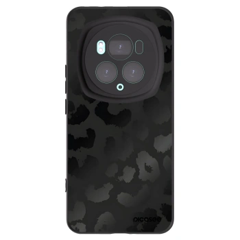 Picasee Honor Magic6 Pro Hülle - Schwarzes Silikon - Midnight Leopard