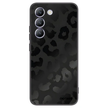 Picasee Vivo V40 SE 5G Hülle - Schwarzes Silikon - Midnight Leopard