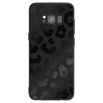 Picasee Samsung Galaxy S8 G950F Hülle - Schwarzes Silikon - Midnight Leopard