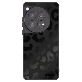 Picasee OnePlus 12 5G Hülle - Schwarzes Silikon - Midnight Leopard