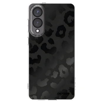 Picasee Samsung Galaxy S25 Edge 5G Hülle - Transparentes Silikon - Midnight Leopard