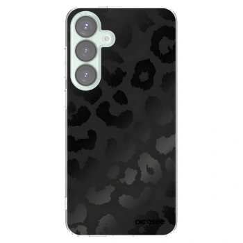 Picasee Samsung Galaxy S25+ 5G Hülle - Transparentes Silikon - Midnight Leopard