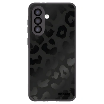 Picasee Samsung Galaxy A26 5G A266B Hülle - Schwarzes Silikon - Midnight Leopard