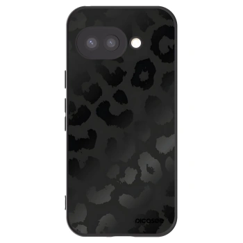 Picasee Google Pixel 9a Hülle - Schwarzes Silikon - Midnight Leopard