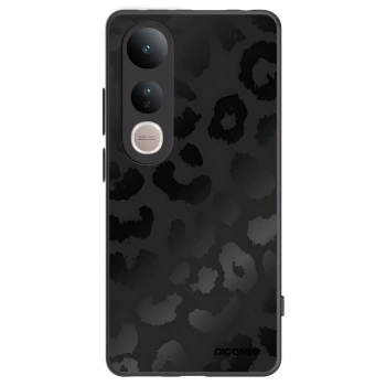Picasee Vivo V50 Lite 5G Hülle - Schwarzes Silikon - Midnight Leopard