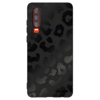 Picasee Huawei P30 Hülle - Schwarzes Silikon - Midnight Leopard