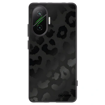 Picasee Xiaomi Poco F7 5G Hülle - Schwarzes Silikon - Midnight Leopard