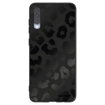 Picasee Samsung Galaxy A70 A705F Hülle - Schwarzes Silikon - Midnight Leopard