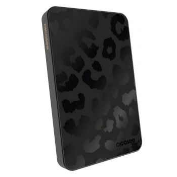 Powerbank mit MagSafe 5 000 mAh Grau - Midnight Leopard
