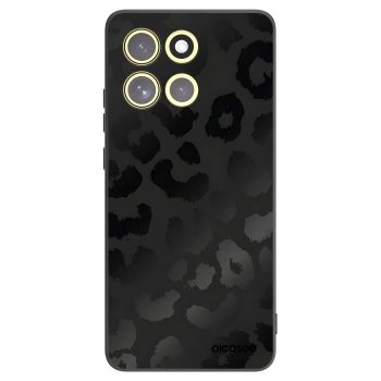 Picasee Motorola Moto G86 5G Hülle - Schwarzes Silikon - Midnight Leopard