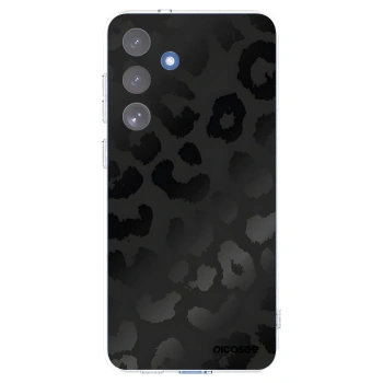 Picasee Samsung Galaxy S25 FE 5G Hülle - Transparentes Silikon - Midnight Leopard