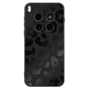 Picasee Vivo X300 Pro Hülle - Schwarzes Silikon - Midnight Leopard