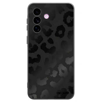 Picasee Samsung Galaxy A57 5G Hülle - Schwarzes Silikon - Midnight Leopard