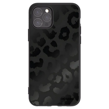 Picasee Apple iPhone 11 Pro Hülle - Schwarzes Silikon - Midnight Leopard