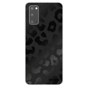 Picasee Samsung Galaxy S20 G980F Hülle - Transparentes Silikon - Midnight Leopard