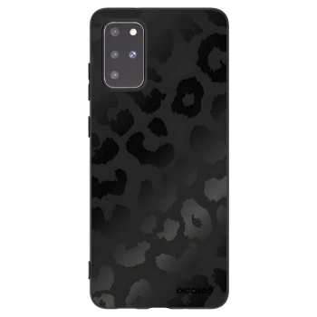 Picasee Samsung Galaxy S20+ G985F Hülle - Schwarzes Silikon - Midnight Leopard