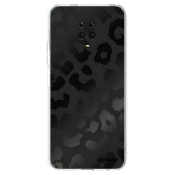 Picasee Xiaomi Redmi Note 9S Hülle - Transparentes Silikon - Midnight Leopard