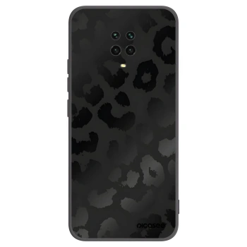 Picasee Xiaomi Redmi Note 9S Hülle - Schwarzes Silikon - Midnight Leopard