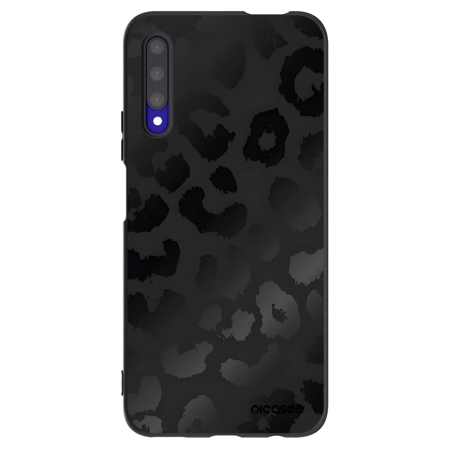 Picasee Honor 9X Pro Hülle - Schwarzes Silikon - Midnight Leopard