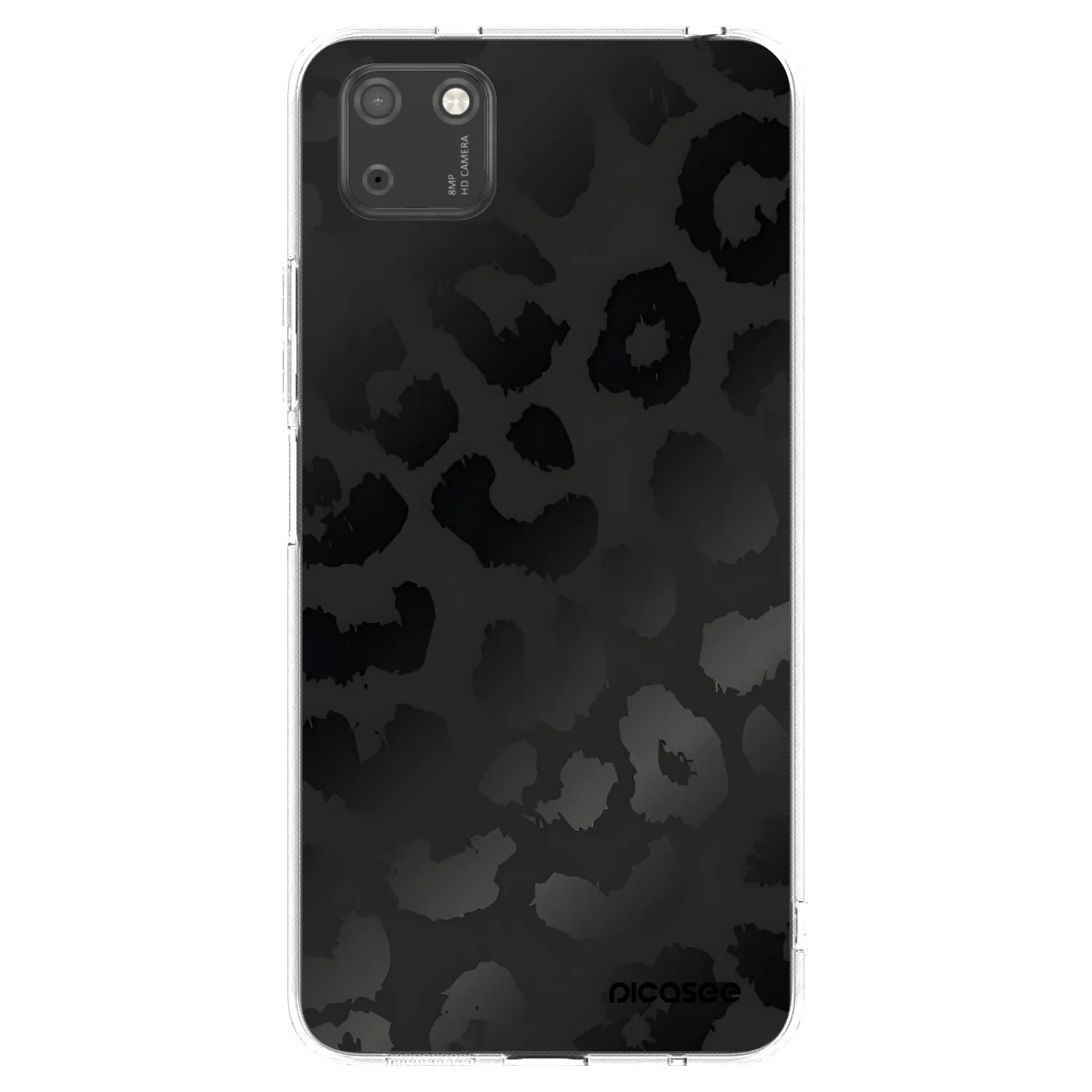 Picasee Huawei Y5P Hülle - Transparentes Silikon - Midnight Leopard