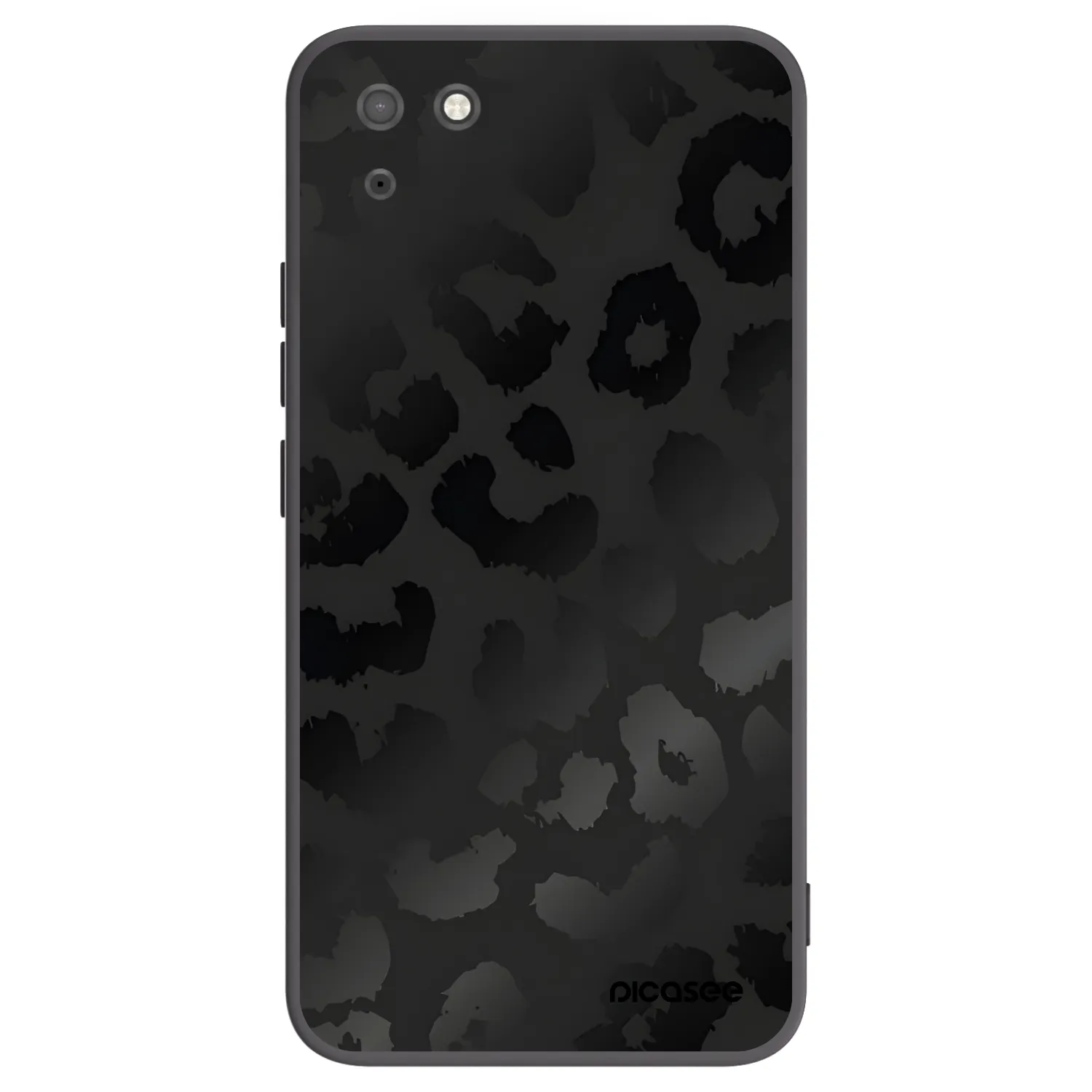Picasee Huawei Y5P Hülle - Schwarzes Silikon - Midnight Leopard
