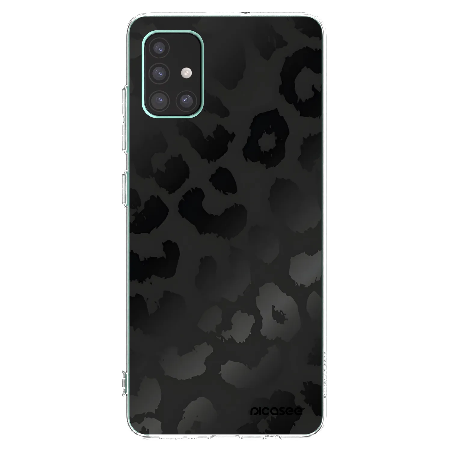 Picasee Samsung Galaxy M51 M515F Hülle - Transparentes Silikon - Midnight Leopard