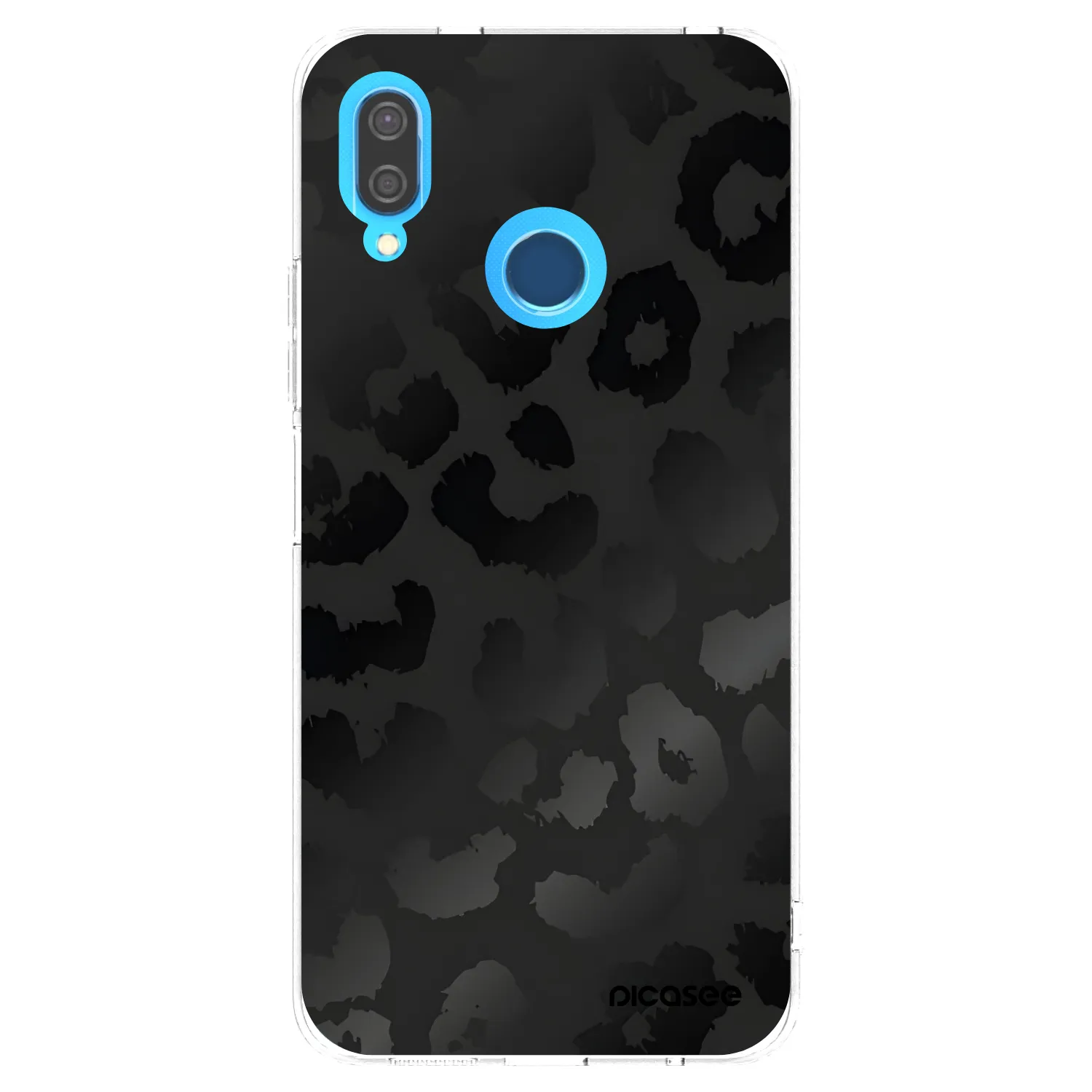 Picasee Huawei P20 Lite Hülle - Transparentes Silikon - Midnight Leopard