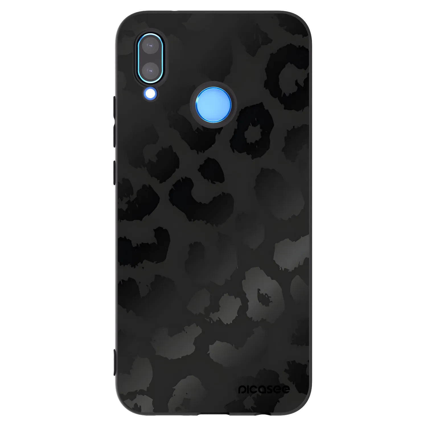 Picasee Huawei P20 Lite Hülle - Schwarzes Silikon - Midnight Leopard